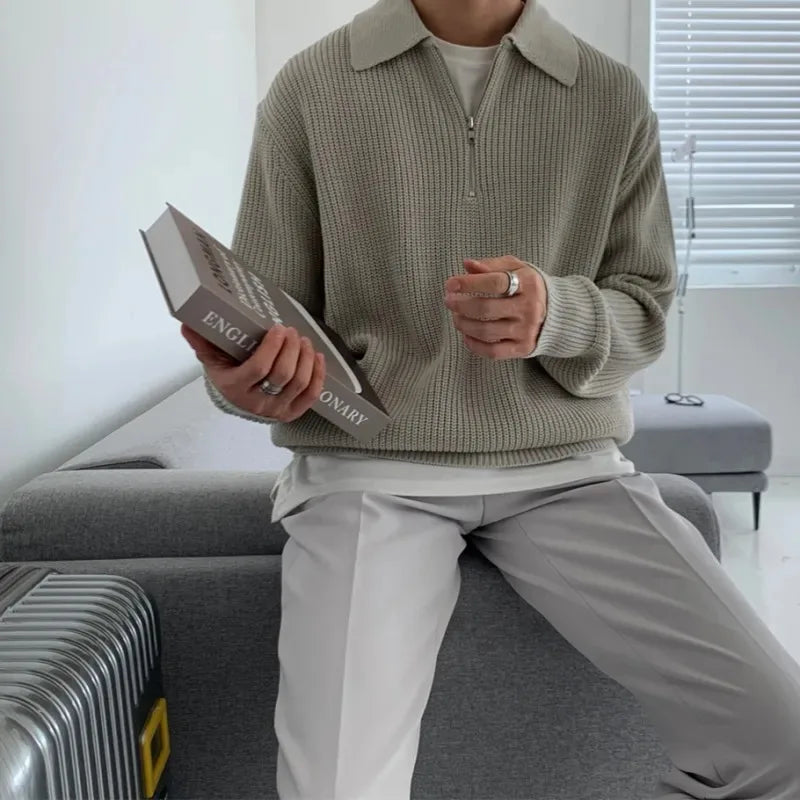 Oliver London™- Zip up sweater